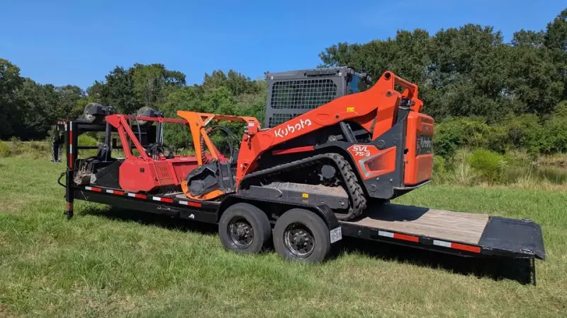 2024 Kubota SVL 75-3 + Trailer + Full Attachments photo 7
