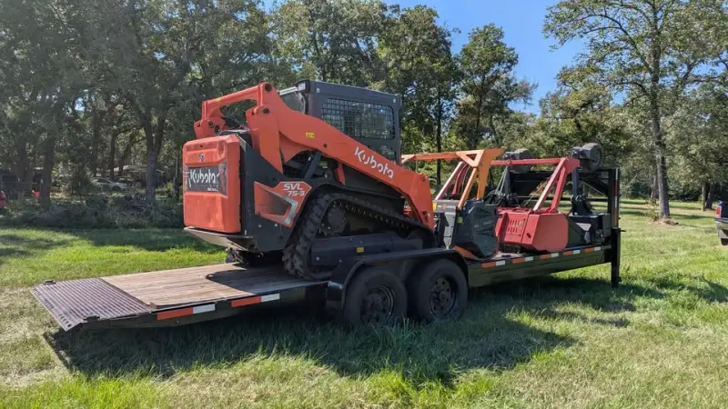 2024 Kubota SVL 75-3 + Trailer + Full Attachments photo 9