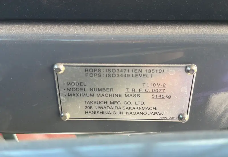 2024 Takeuchi TL10V2 photo 40