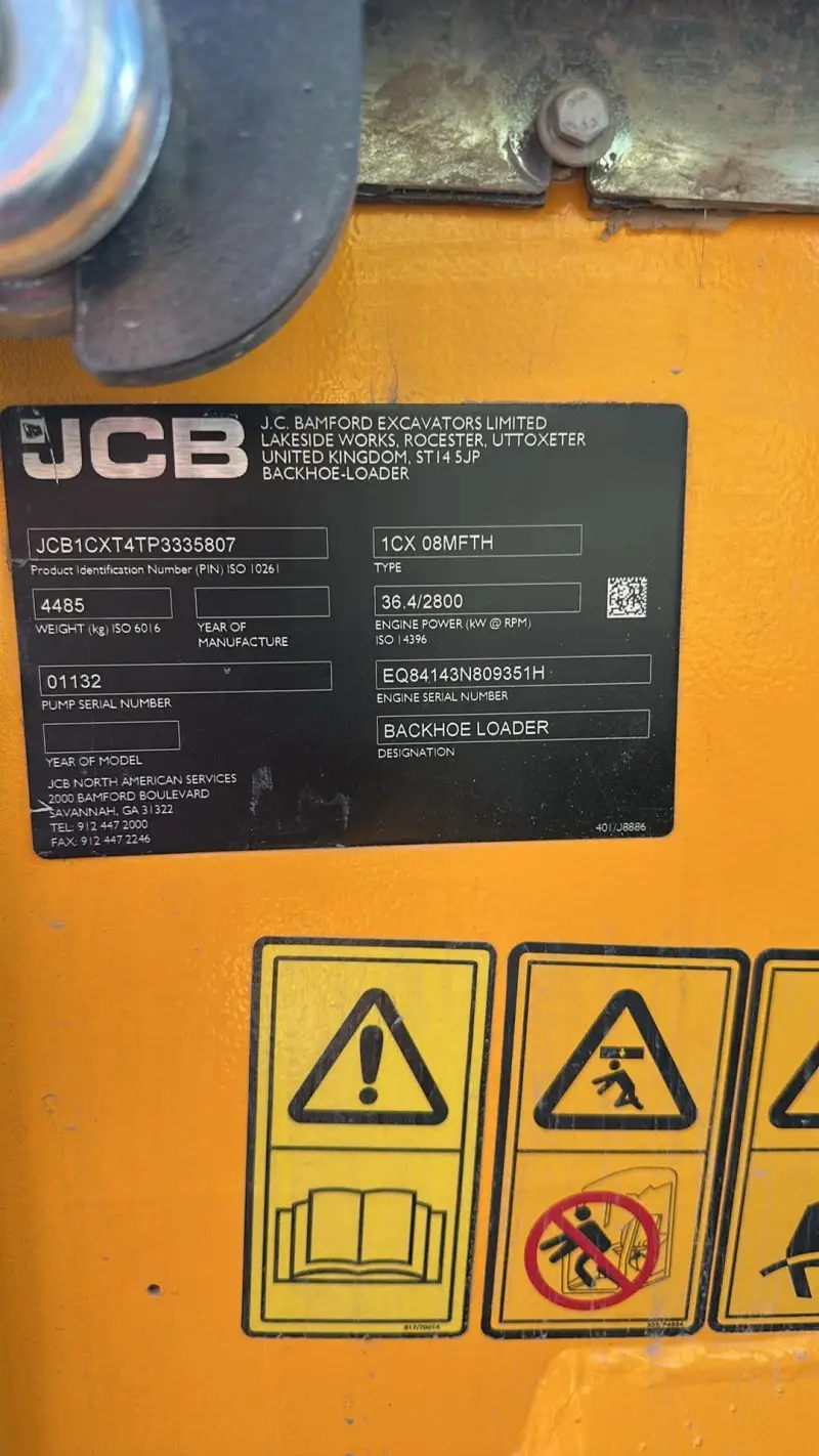 2025 JCB 1CXT Pro Tracked Backhoe photo 9