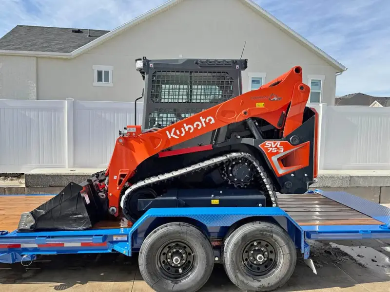 2025 Kubota SVL75-3 Track Loader and Tilt Deck Trailer photo 1